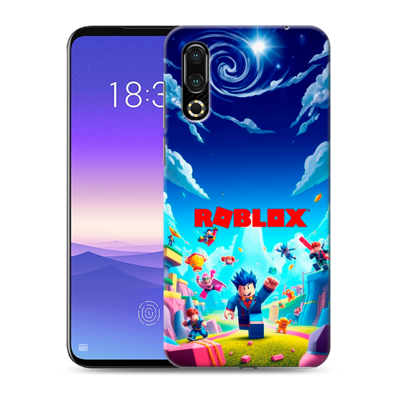 Пластиковый чехол на Meizu 16s с принтом Roblox Роблокс Пластиковый чехол на Meizu 16s с принтом Roblox Роблокс