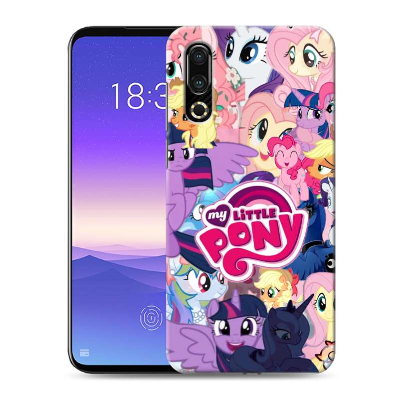 Пластиковый чехол на Meizu 16s с принтом My little pony Дружба чудо Пластиковый чехол на Meizu 16s с принтом My little pony Дружба чудо