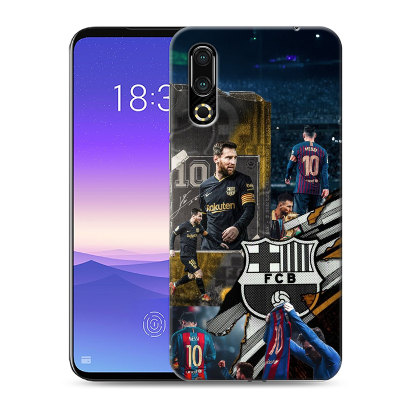 Пластиковый чехол на Meizu 16s с принтом Messi Barcelona Пластиковый чехол на Meizu 16s с принтом Messi Barcelona