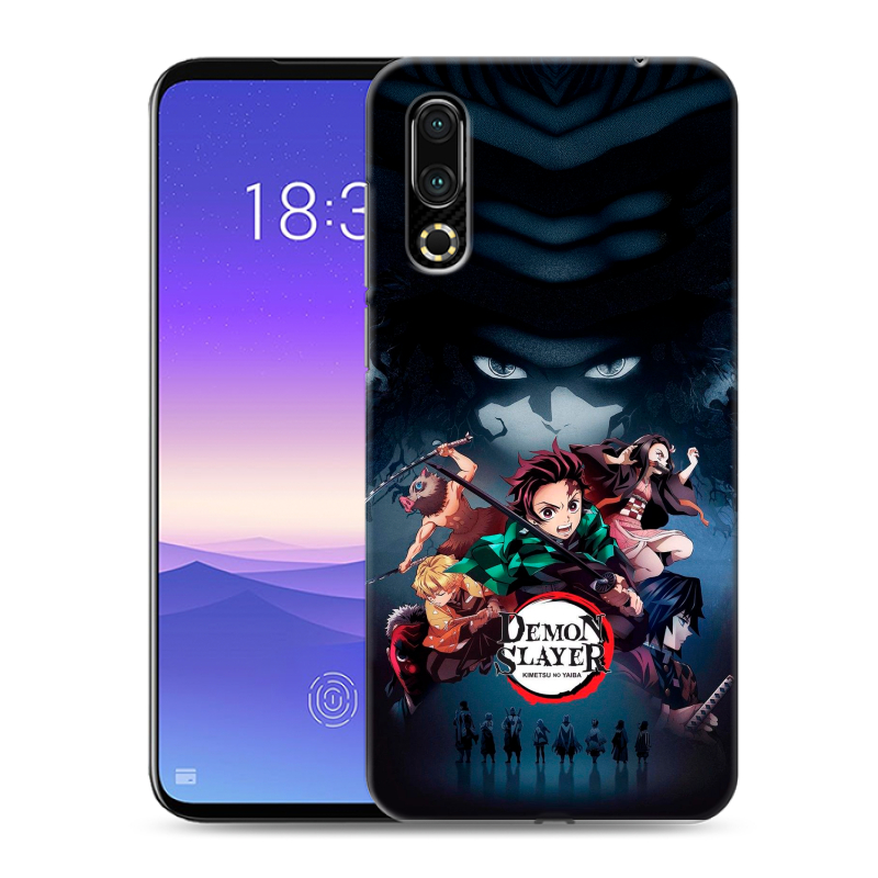 Пластиковый чехол на Meizu 16s с принтом Demon Slayer Клинок рассекающий демонов Пластиковый чехол на Meizu 16s с принтом Demon Slayer Клинок рассекающий демонов