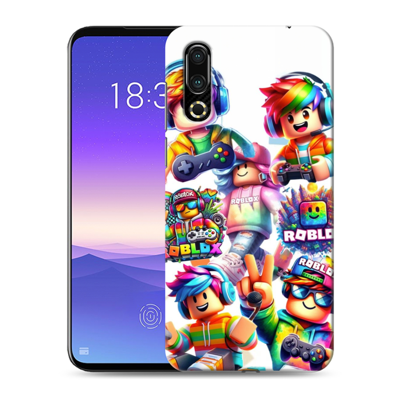 Пластиковый чехол на Meizu 16s с принтом Roblox Роблокс Пластиковый чехол на Meizu 16s с принтом Roblox Роблокс