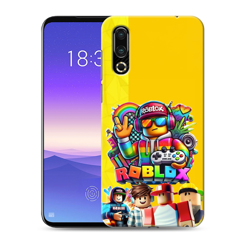 Пластиковый чехол на Meizu 16s с принтом Roblox Роблокс Пластиковый чехол на Meizu 16s с принтом Roblox Роблокс