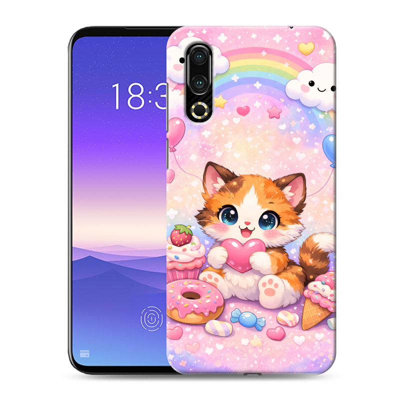 Пластиковый чехол на Meizu 16s с принтом для девочек Пластиковый чехол на Meizu 16s с принтом для девочек
