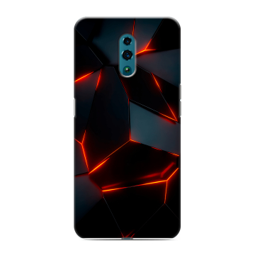 Силиконовый чехол на OPPO Reno с принтом Яркие абстракции Силиконовый чехол на OPPO Reno с принтом Яркие абстракции