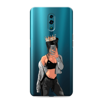 Силиконовый чехол на OPPO Reno с принтом Женские принты Силиконовый чехол на OPPO Reno с принтом Женские принты