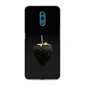 Силиконовый чехол на OPPO Reno с принтом Черная клубника