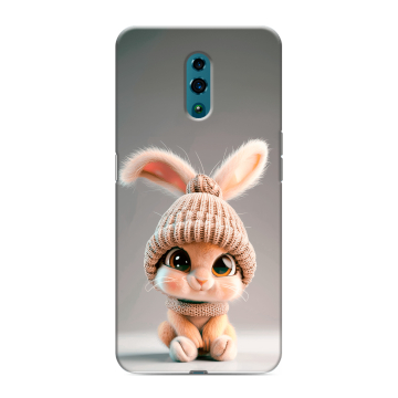 Силиконовый чехол на OPPO Reno с принтом Кролик Силиконовый чехол на OPPO Reno с принтом Кролик