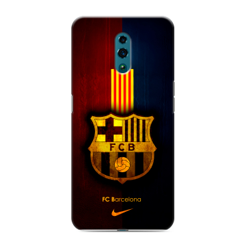 Силиконовый чехол на OPPO Reno с принтом Барселона Barcelona Силиконовый чехол на OPPO Reno с принтом Барселона Barcelona
