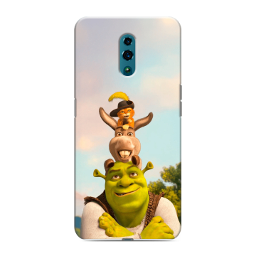 Силиконовый чехол на OPPO Reno с принтом Шрек Shrek