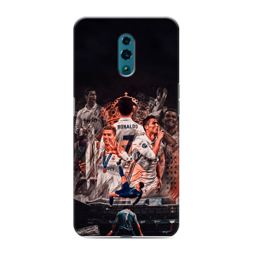 Силиконовый чехол на OPPO Reno с принтом Реал Роналдо Real Ronaldo Силиконовый чехол на OPPO Reno с принтом Реал Роналдо Real Ronaldo