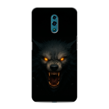 Силиконовый чехол на OPPO Reno с принтом Волк Силиконовый чехол на OPPO Reno с принтом Волк