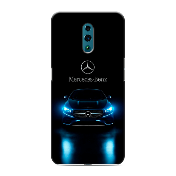 Силиконовый чехол на OPPO Reno с принтом Mercedes Мерседес Силиконовый чехол на OPPO Reno с принтом Mercedes Мерседес