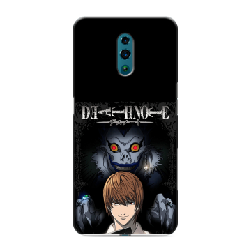 Силиконовый чехол на OPPO Reno с принтом Death note Тетрадь смерти Силиконовый чехол на OPPO Reno с принтом Death note Тетрадь смерти