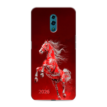 Силиконовый чехол на OPPO Reno с принтом Новый год