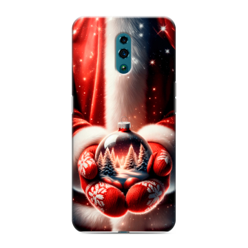 Силиконовый чехол на OPPO Reno с принтом Новый год Силиконовый чехол на OPPO Reno с принтом Новый год