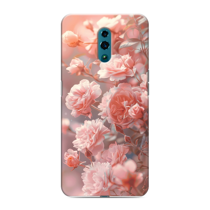 Силиконовый чехол на OPPO Reno с принтом Розовые розы Силиконовый чехол на OPPO Reno с принтом Розовые розы
