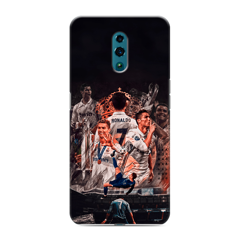 Пластиковый чехол на OPPO Reno с принтом Реал Роналдо Real Ronaldo Пластиковый чехол на OPPO Reno с принтом Реал Роналдо Real Ronaldo