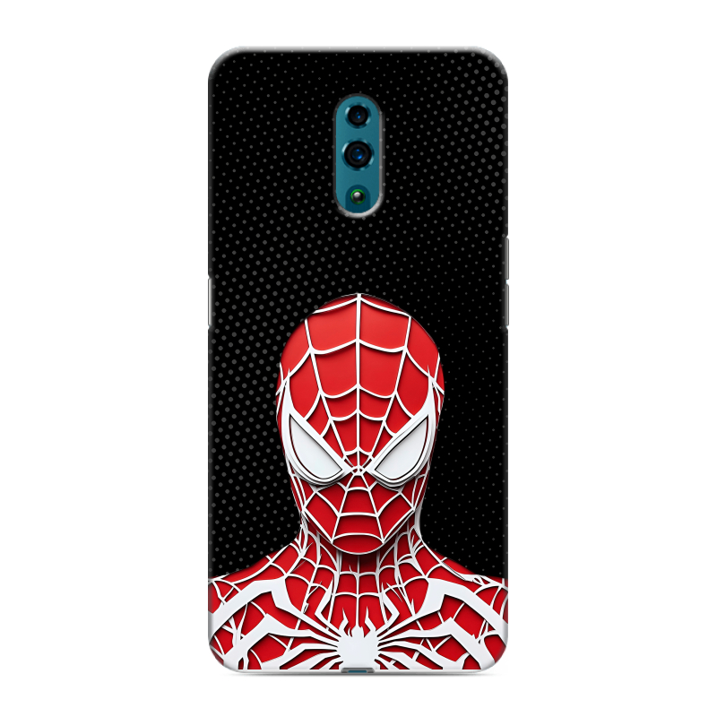 Силиконовый чехол на OPPO Reno с принтом человек паук spiderman Силиконовый чехол на OPPO Reno с принтом человек паук spiderman