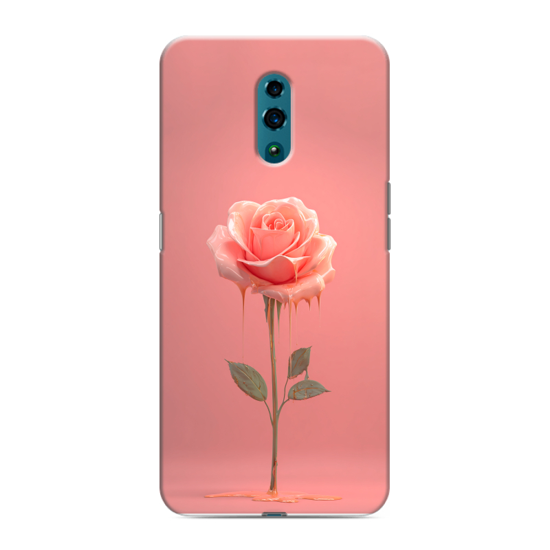 Силиконовый чехол на OPPO Reno с принтом Розовая роза Силиконовый чехол на OPPO Reno с принтом Розовая роза