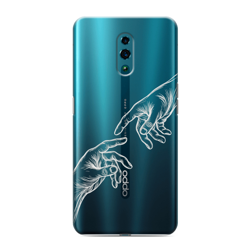 Пластиковый чехол на OPPO Reno с принтом Сотворение мира Пластиковый чехол на OPPO Reno с принтом Сотворение мира
