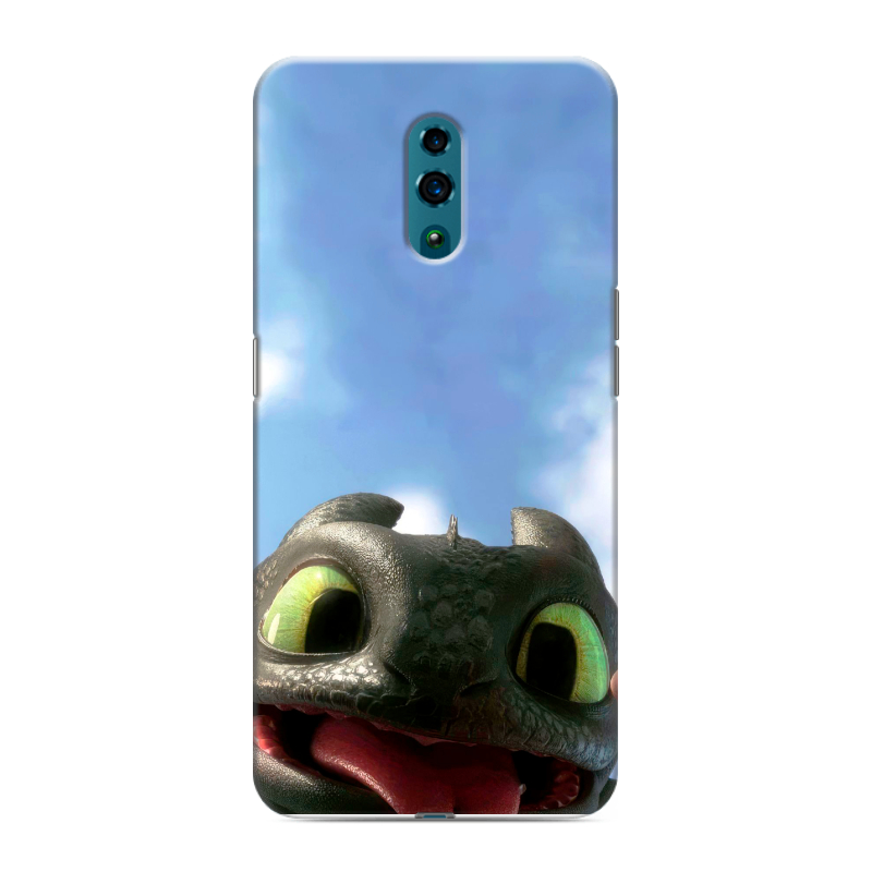 Силиконовый чехол на OPPO Reno с принтом Как приручить дракона Силиконовый чехол на OPPO Reno с принтом Как приручить дракона