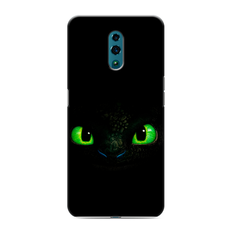 Силиконовый противоударный чехол на OPPO Reno с принтом Как приручить дракона Силиконовый противоударный чехол на OPPO Reno с принтом Как приручить дракона