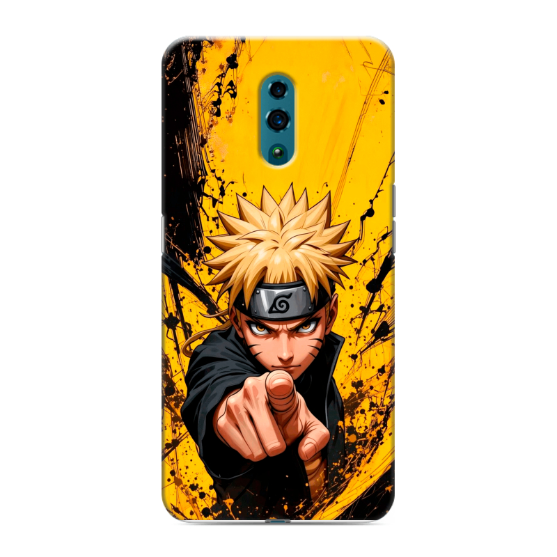 Пластиковый чехол на OPPO Reno с принтом Naruto Наруто Пластиковый чехол на OPPO Reno с принтом Naruto Наруто