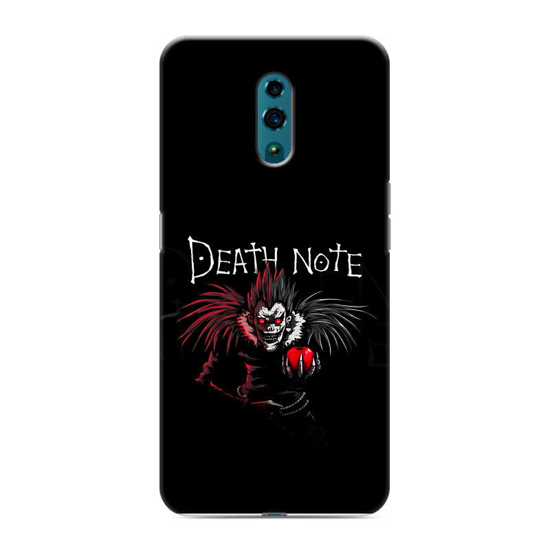 Силиконовый чехол на OPPO Reno с принтом Death note Тетрадь смерти Силиконовый чехол на OPPO Reno с принтом Death note Тетрадь смерти