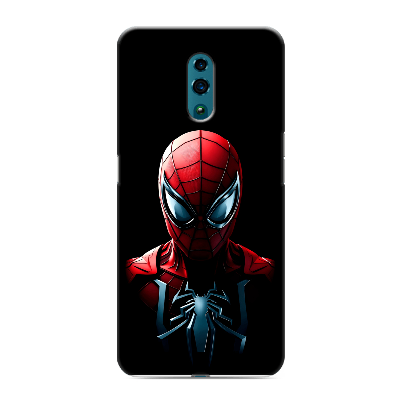 Пластиковый чехол на OPPO Reno с принтом Spiderman Человек паук Пластиковый чехол на OPPO Reno с принтом Spiderman Человек паук