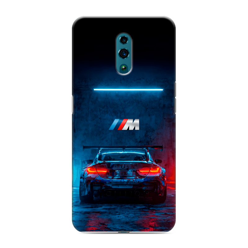 Пластиковый чехол на OPPO Reno с принтом BMW БМВ Пластиковый чехол на OPPO Reno с принтом BMW БМВ