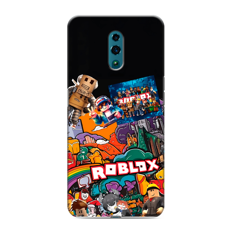 Силиконовый чехол на OPPO Reno с принтом Roblox Роблокс Силиконовый чехол на OPPO Reno с принтом Roblox Роблокс