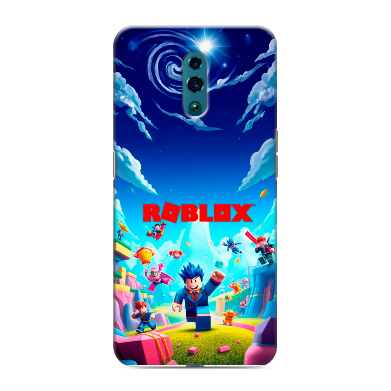 Силиконовый чехол на OPPO Reno с принтом Roblox Роблокс Силиконовый чехол на OPPO Reno с принтом Roblox Роблокс