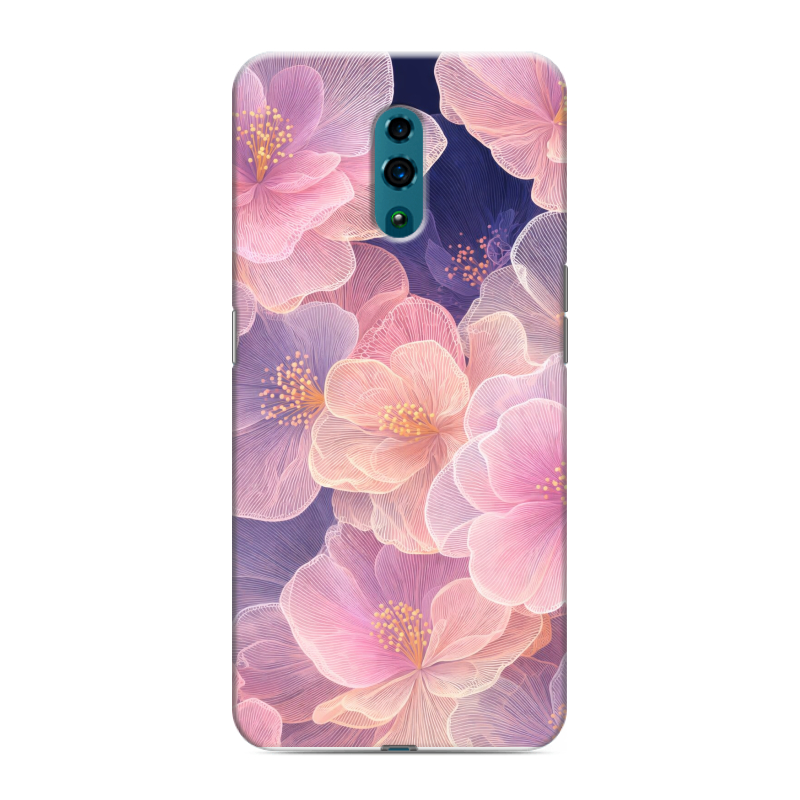 Силиконовый чехол на OPPO Reno с принтом женский Силиконовый чехол на OPPO Reno с принтом женский