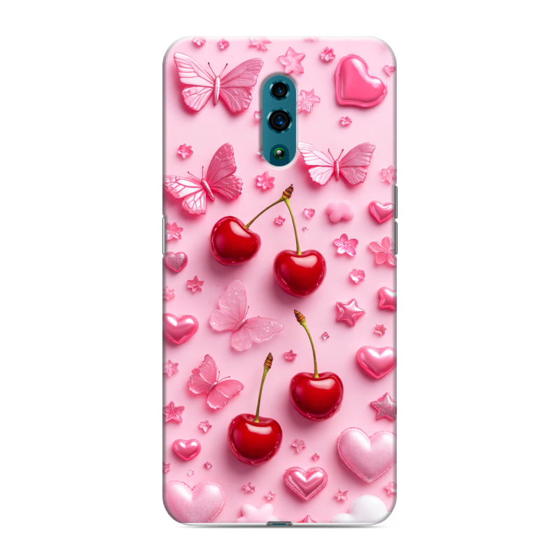 Силиконовый чехол на OPPO Reno с принтом для девочек Силиконовый чехол на OPPO Reno с принтом для девочек