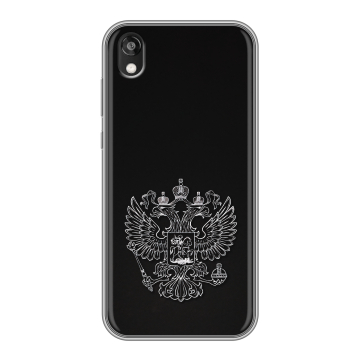 Силиконовый чехол на Huawei Honor 8s с принтом Герб России Силиконовый чехол на Huawei Honor 8s с принтом Герб России