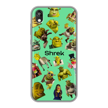 Силиконовый чехол на Huawei Honor 8s с принтом Шрек Shrek