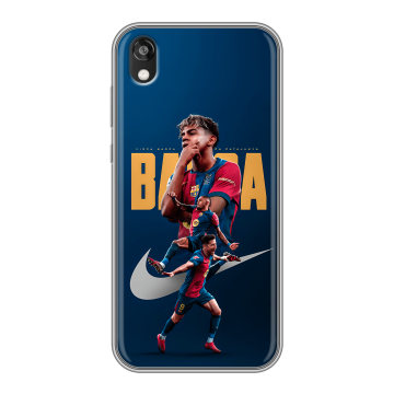 Силиконовый чехол на Huawei Honor 8s с принтом Барселона Barca Yamal Силиконовый чехол на Huawei Honor 8s с принтом Барселона Barca Yamal