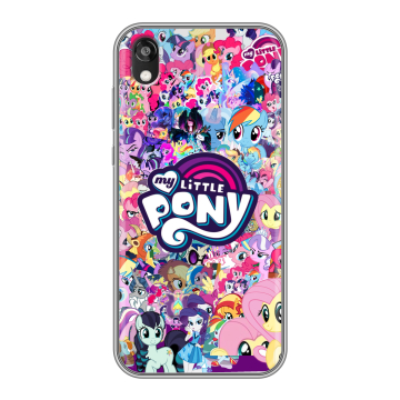 Силиконовый чехол на Huawei Honor 8s с принтом My little pony Дружба чудо Силиконовый чехол на Huawei Honor 8s с принтом My little pony Дружба чудо
