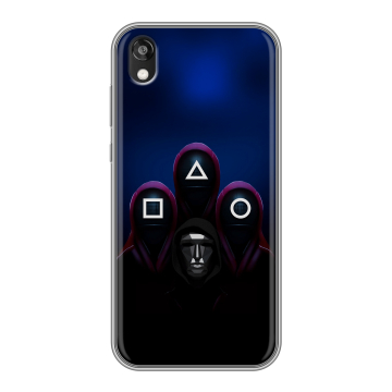 Силиконовый чехол на Huawei Honor 8s с принтом Игра Кальмара