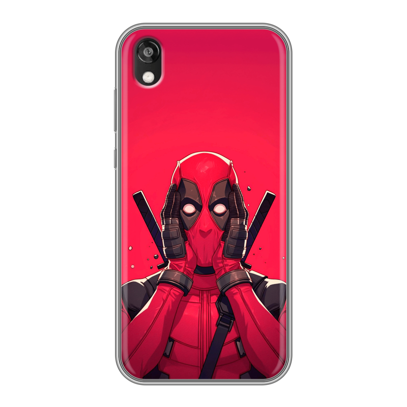 Силиконовый чехол на Huawei Honor 8s с принтом Дедпул Deadpool Силиконовый чехол на Huawei Honor 8s с принтом Дедпул Deadpool