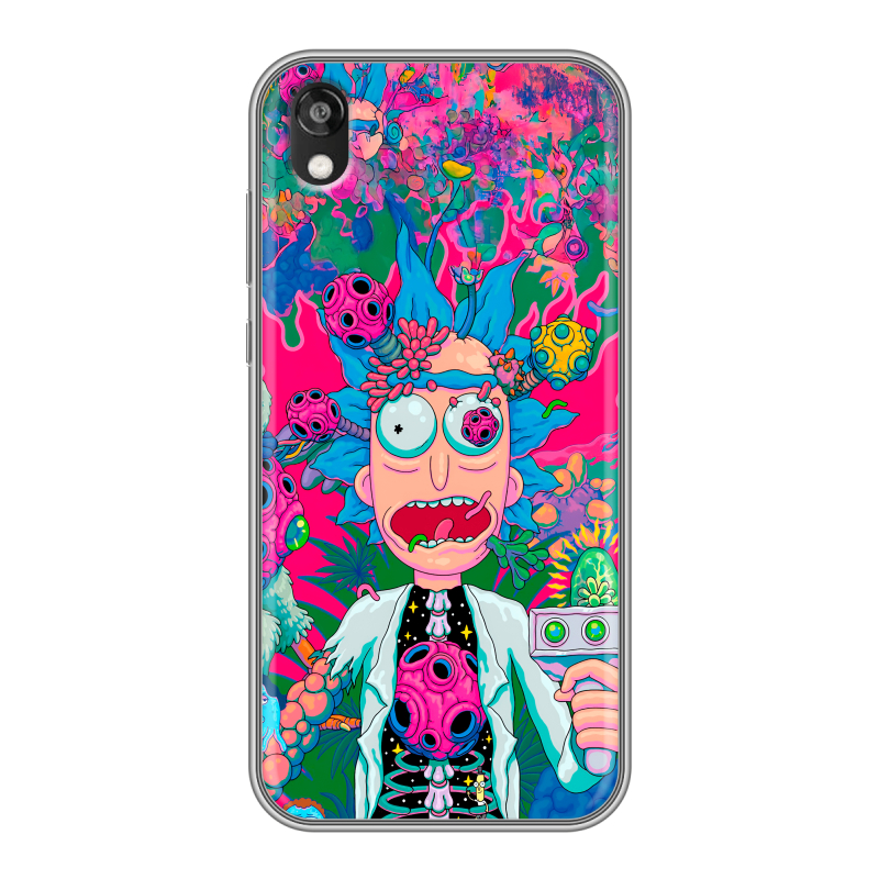 Силиконовый чехол на Huawei Honor 8s с принтом Рик и Морти Rick Morty Силиконовый чехол на Huawei Honor 8s с принтом Рик и Морти Rick Morty