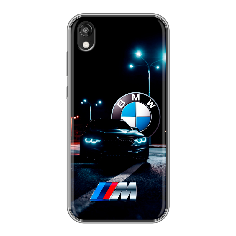 Силиконовый противоударный чехол на Huawei Honor 8s с принтом БМВ BMW Силиконовый противоударный чехол на Huawei Honor 8s с принтом БМВ BMW