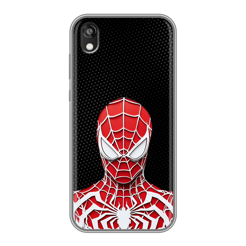 Силиконовый чехол на Huawei Honor 8s с принтом человек паук spiderman Силиконовый чехол на Huawei Honor 8s с принтом человек паук spiderman