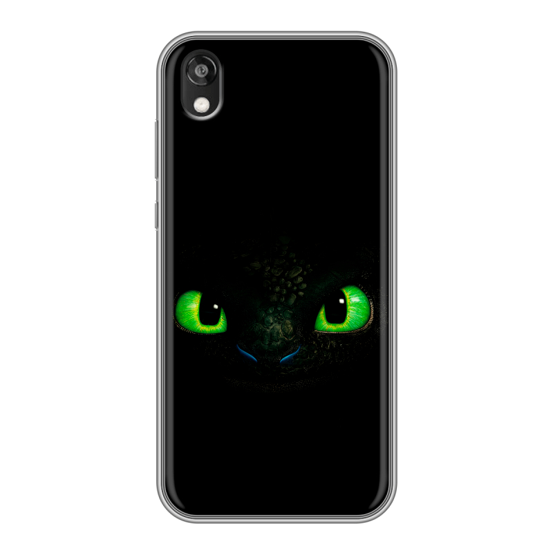 Силиконовый противоударный чехол на Huawei Honor 8s с принтом Как приручить дракона Силиконовый противоударный чехол на Huawei Honor 8s с принтом Как приручить дракона