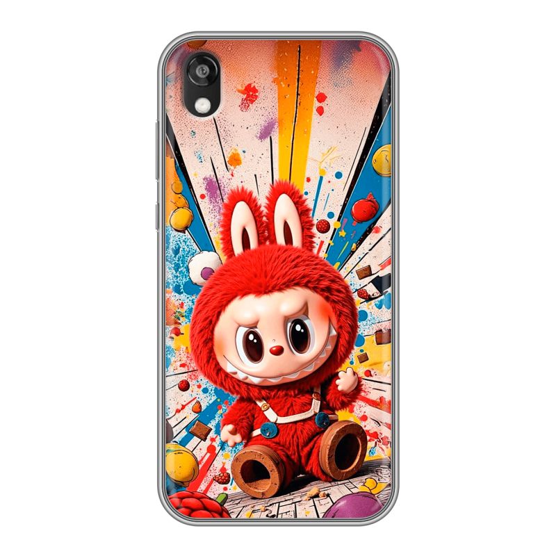 Силиконовый чехол на Huawei Honor 8s с принтом Labubu Лабубу Силиконовый чехол на Huawei Honor 8s с принтом Labubu Лабубу