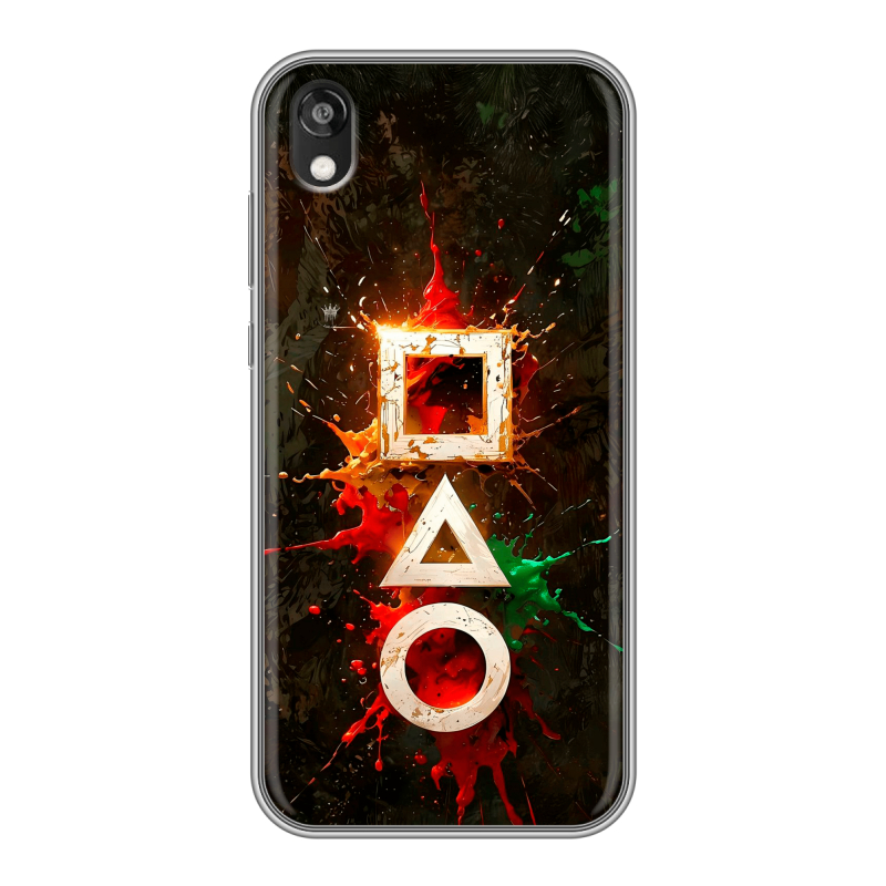 Силиконовый противоударный чехол на Huawei Honor 8s с принтом Squid Game Игра кальмара Силиконовый противоударный чехол на Huawei Honor 8s с принтом Squid Game Игра кальмара
