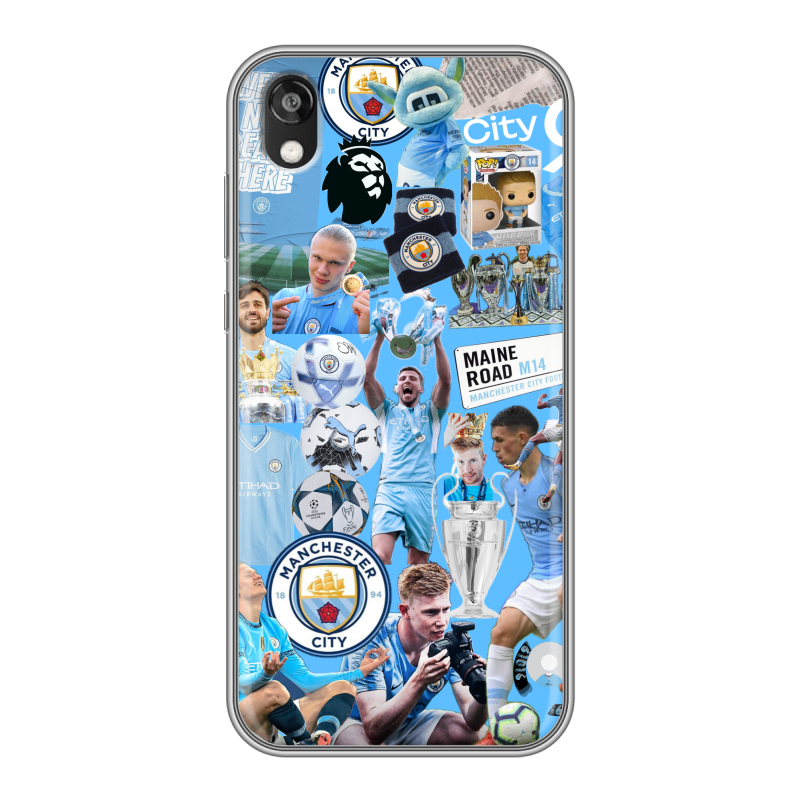 Силиконовый чехол на Huawei Honor 8s с принтом Man City Манчестер Сити Силиконовый чехол на Huawei Honor 8s с принтом Man City Манчестер Сити