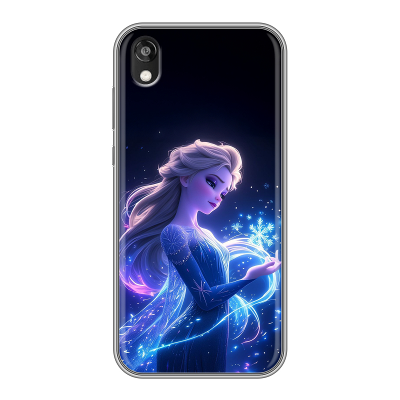 Силиконовый противоударный чехол на Huawei Honor 8s с принтом Холодное сердце Frozen Силиконовый противоударный чехол на Huawei Honor 8s с принтом Холодное сердце Frozen