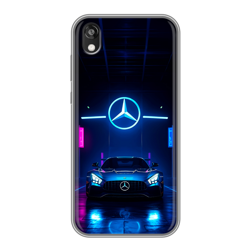 Силиконовый чехол на Huawei Honor 8s с принтом Mercedes Мерседес Силиконовый чехол на Huawei Honor 8s с принтом Mercedes Мерседес