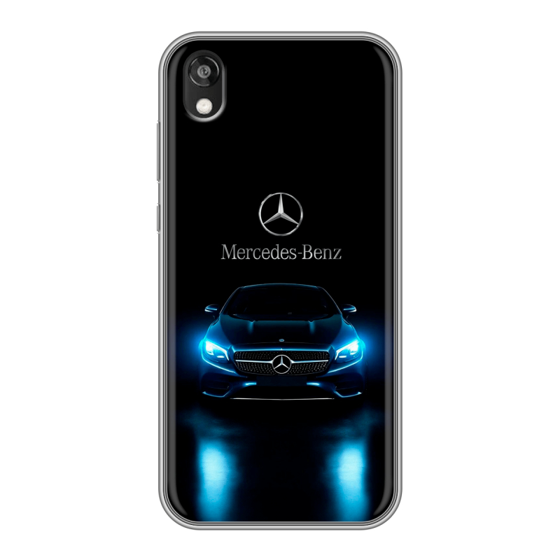Силиконовый чехол на Huawei Honor 8s с принтом Mercedes Мерседес Силиконовый чехол на Huawei Honor 8s с принтом Mercedes Мерседес